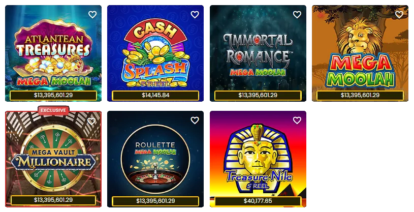 Progressive Jackpots at Yukon Gold Casino